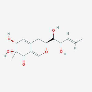 molecular formula C15H20O6 B1263298 光果拟青霉素 C 