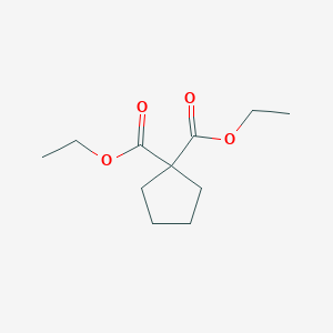 molecular formula C11H18O4 B012633 Diethyl cyclopentane-1,1-dicarboxylate CAS No. 4167-77-5