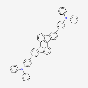 N,N'-[Rubicene-5,12-diyldi(4,1-phenylene)]bis(N-phenylaniline)