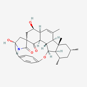 molecular formula C31H39NO5 B1263301 Pyrrospirone A 