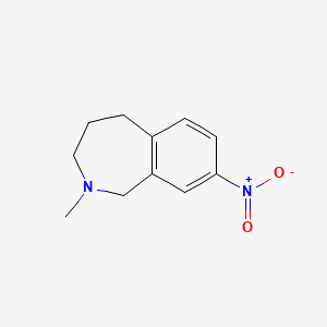 2-Methyl-8-nitro-2,3,4,5-tetrahydro-1H-2-benzazepine