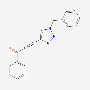 3-(1-Benzyl-1H-1,2,3-triazol-4-yl)-1-phenylprop-2-yn-1-one