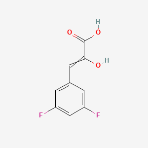 3-(3,5-Difluorophenyl)-2-hydroxyprop-2-enoic acid