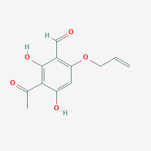 3-Acetyl-2,4-dihydroxy-6-[(prop-2-en-1-yl)oxy]benzaldehyde