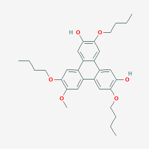 3,7,11-Tributoxy-10-methoxytriphenylene-2,6-diol