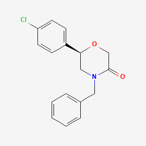 (6R)-4-benzyl-6-(4-chlorophenyl)morpholin-3-one