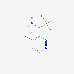 2,2,2-Trifluoro-1-(4-methyl-pyridin-3-YL)-ethylamine