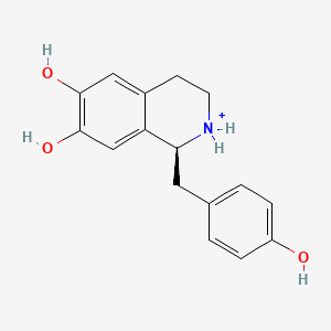 (S)-norcoclaurinium(1+)