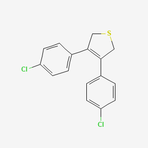 3,4-Bis(4-chlorophenyl)-2,5-dihydrothiophene