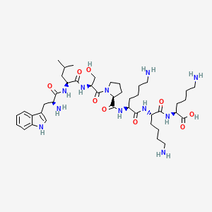 L-Tryptophyl-L-leucyl-L-seryl-L-prolyl-L-lysyl-L-lysyl-L-lysine