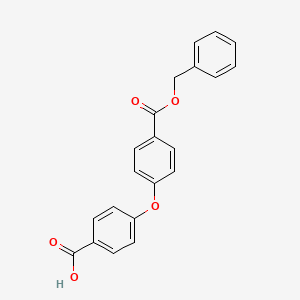 4-{4-[(Benzyloxy)carbonyl]phenoxy}benzoic acid