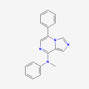 N-Methyl-N,5-diphenylimidazo[1,5-A]pyrazin-8-amine