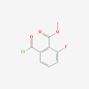 Methyl 2-carbonochloridoyl-6-fluorobenzoate