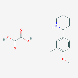 2-(4-Methoxy-3-methylphenyl)piperidine oxalate