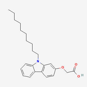 [(9-Decyl-9H-carbazol-2-yl)oxy]acetic acid