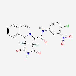 molecular formula C21H15ClN4O5 B12633238 C21H15ClN4O5 