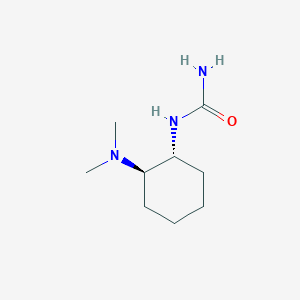 molecular formula C9H19N3O B12633256 Urea, N-[(1R,2R)-2-(dimethylamino)cyclohexyl]- CAS No. 919112-92-8