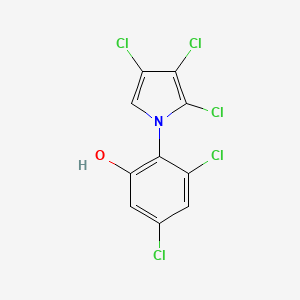 molecular formula C10H4Cl5NO B1263329 neopyrrolomycin C 