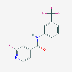 2-Fluoro-N-[3-(trifluoromethyl)phenyl]pyridine-4-carboxamide