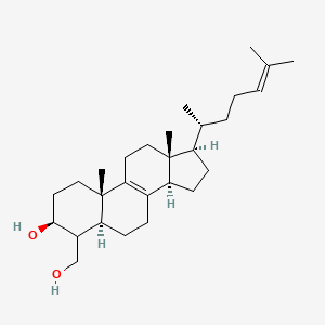 molecular formula C28H46O2 B1263330 Zymosterol intermediate 1a 