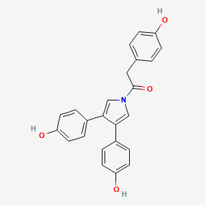 molecular formula C24H19NO4 B1263333 Neolamellarin A 