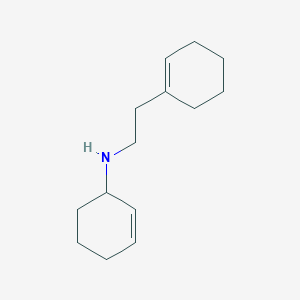 molecular formula C14H23N B12633336 N-[2-(Cyclohex-1-en-1-yl)ethyl]cyclohex-2-en-1-amine CAS No. 918826-34-3