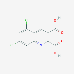 5,7-Dichloroquinoline-2,3-dicarboxylic acid