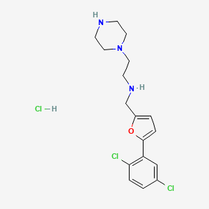 molecular formula C17H22Cl3N3O B12633400 C17H22Cl3N3O 