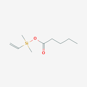 molecular formula C9H18O2Si B12633412 [Ethenyl(dimethyl)silyl] pentanoate CAS No. 959056-23-6