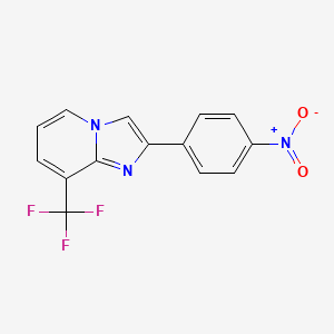 2-(4-Nitrophenyl)-8-(trifluoromethyl)imidazo[1,2-a]pyridine