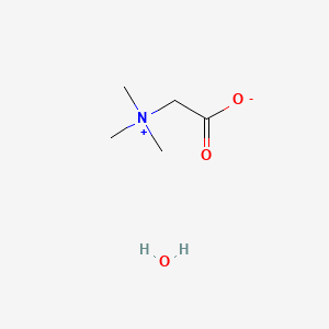 molecular formula C5H13NO3 B1263344 甜菜碱一水合物 CAS No. 590-47-6