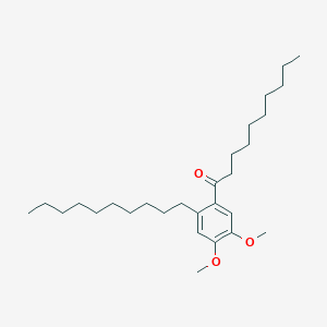 1-(2-Decyl-4,5-dimethoxyphenyl)decan-1-one