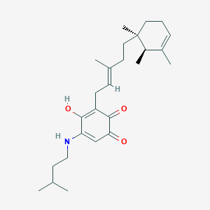 molecular formula C26H39NO3 B1263352 Metachromin S 