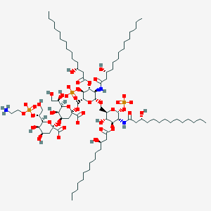 7-O-[(2-aminoethyl)phosphoryl]-alpha-Kdo-(2->4)-alpha-Kdo-(2->6)-lipid IVA(6-)