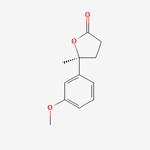 (5S)-5-(3-Methoxyphenyl)-5-methyloxolan-2-one