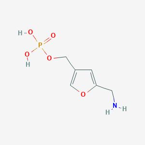 [5-(Aminomethyl)-3-furyl]methyl phosphate