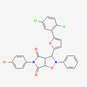 molecular formula C27H17BrCl2N2O4 B12633610 C27H17BrCl2N2O4 