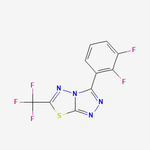 3-(2,3-difluorophenyl)-6-(trifluoromethyl)-[1,2,4]triazolo[3,4-b][1,3,4]thiadiazole