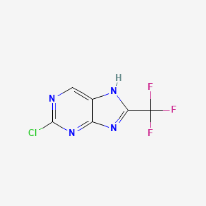 2-Chloro-8-(trifluoromethyl)-9H-purine