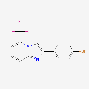 2-(4-Bromophenyl)-5-(trifluoromethyl)imidazo[1,2-a]pyridine