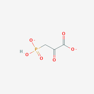 molecular formula C3H3O6P-2 B1263368 3-Phosphonopyruvate 