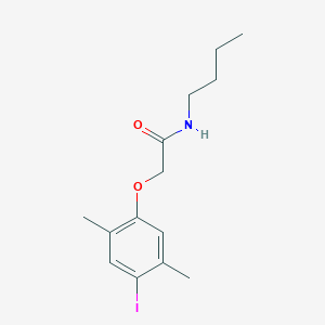 n-Butyl-2-(4-iodo-2,5-dimethylphenoxy)acetamide