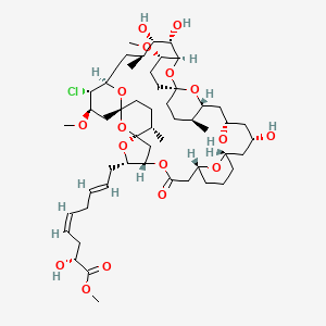 molecular formula C53H85ClO17 B1263370 螺旋菌素F甲酯 