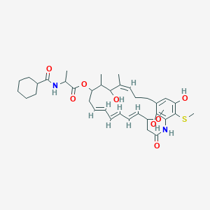 molecular formula C37H52N2O8S B1263371 Trierixin 