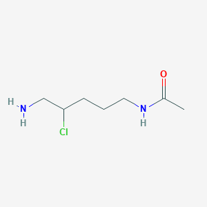 N-(5-Amino-4-chloropentyl)acetamide