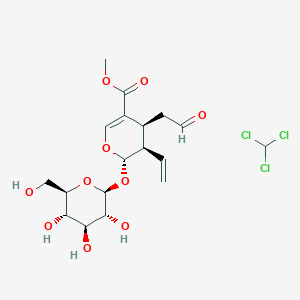 molecular formula C18H25Cl3O10 B1263372 Secologanin 