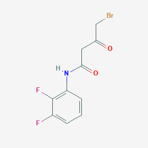 4-bromo-N-(2,3-difluorophenyl)-3-oxobutanamide