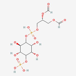 molecular formula C11H20O16P2 B1263375 Phosphatidylinositol 4-phosphate 