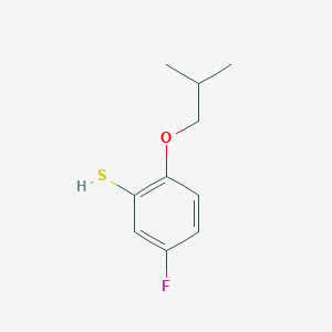 molecular formula C10H13FOS B12633755 2-iso-Butoxy-5-fluorothiophenol 