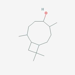 molecular formula C15H28O B12633823 2,6,10,10-Tetramethylbicyclo[7.2.0]undecan-5-ol CAS No. 919111-81-2